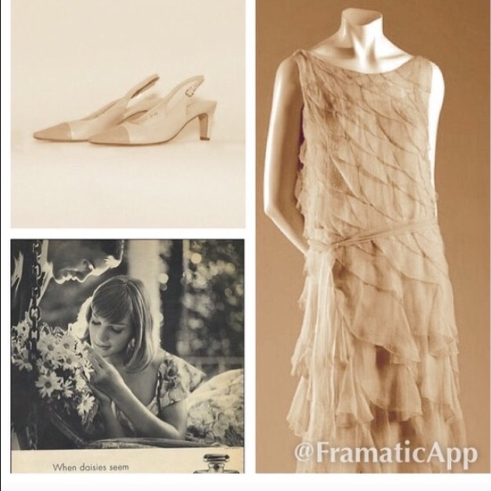 COPY - vintage Chanel two tone pumps